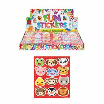 ADESIVI FUN STICKERS - MODELLO: ANIMALI (120 pz.)
