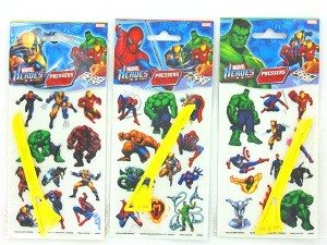 DECALCOMANIE / ADESIVI MARVEL HEROES (24 pz.)