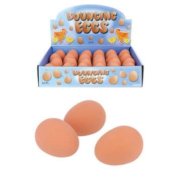 Palline Rimbalzanti a Forma di Uovo in Display (24 pz.)