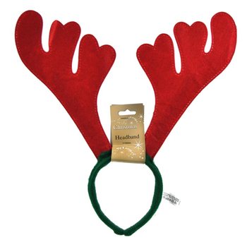 CERCHIETTO CON CORNA DI RENNA DI LUSSO PER BAMBINI E ADULTI (12 pz.)