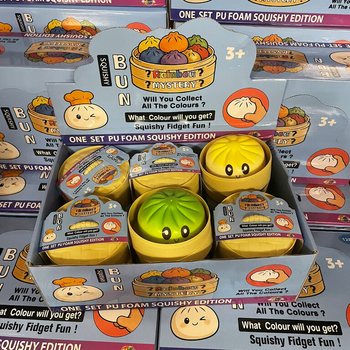 RAGE - Squishy Bun Dumplings GRANDI - ONE SET PU FOAM SQUISHY EDITION (12 pz.)