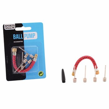 SPORTS ACTIVE - SET 7 PEZZI ACCESSORI PER POMPA PER PALLONI