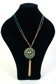 Collana Verde con Pendente (1 pz)