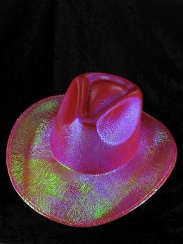 Cappello da Cowboy con Glitter - Rosso