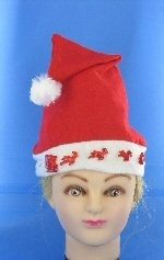 CAPPELLO DI NATALE con SLITTA LUMINOSA (12 pz)