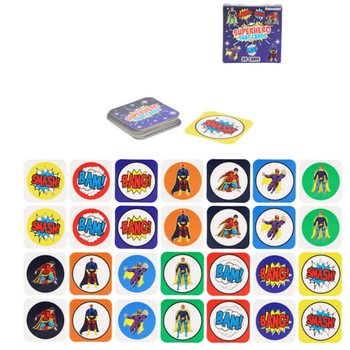 PICCOLI GIOCHI DI MEMORIA - MODELLO: SUPEREROE - IN DISPLAY (64 pz.)