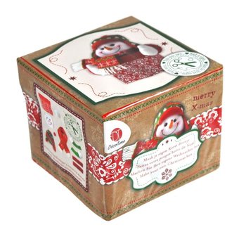 CREA LA TUA SCATOLA DI NATALE - MODELLO: PUPAZZO DI NEVE