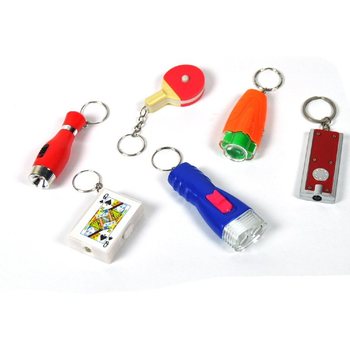 Portachiavi luminosi assortiti (48 pz.)