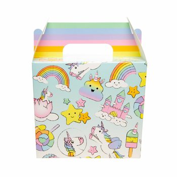 Scatola Menu Bimbi / Scatolina Regalo Unicorno 14x10x17 cm (12 pz.)