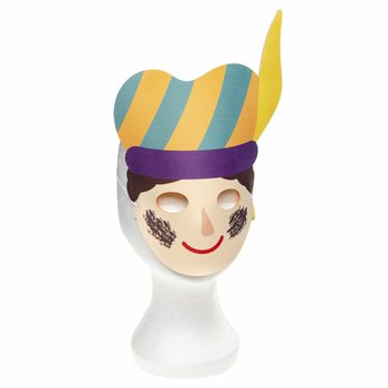 SINTERKLAAS - MASCHERE DI SAN NICOLA E PIET IN GOMMAPIUMA (48 pz)