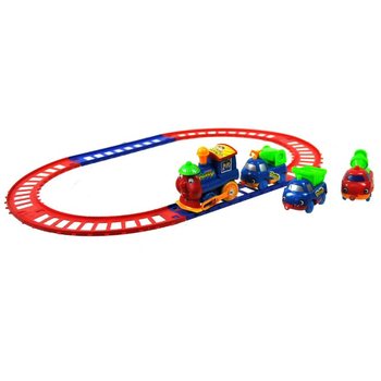 TRENINO GIOCATTOLO CON BINARI (2 pz.)