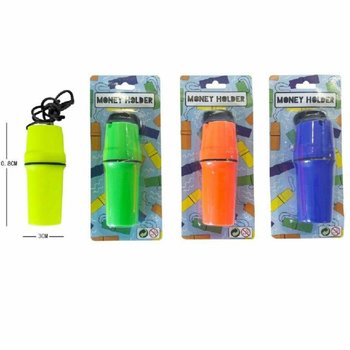 Tubetto Porta Soldi su Card - Colori Misti (12 pezzi)