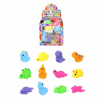 DINOSAURI SQUISHY PER PESCA DI BENEFICENZA - DISPLAY (96 pz.)