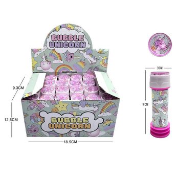 Bolle di Sapone Unicorno 25ml in Espositore (24 pz.)