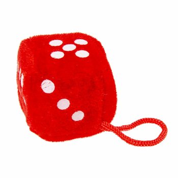 Dadi di Peluche - Colori Misti 4,5 x 4,5 cm (24 pz.)
