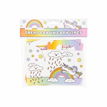 Scatoline Regalo Unicorno / Scatole Porta Caramelle 12x12.5x6 cm (12 pz)