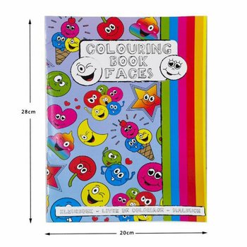 Libro da Colorare A4 Smiley con Adesivi (12 Pezzi)