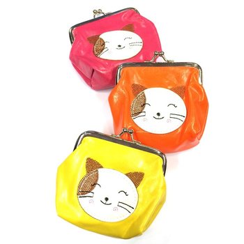 Portafogli (Bambini) Mix Colori Gatto (6 pz)