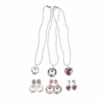 Set Collana e Orecchini da Principessa (36 pezzi)