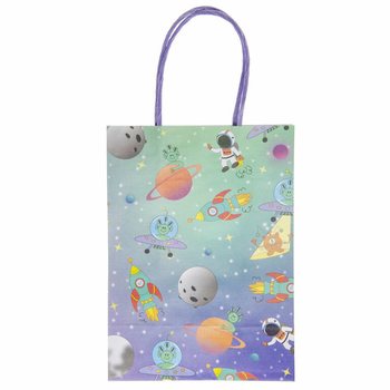 Sacchetti Regalo in Carta Spazio - 12 Pezzi