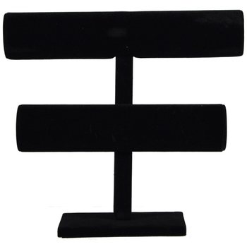 Espositore per bracciali in velluto a 2 rulli (3 pz.)