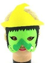 MASCHERE DI GOMMAPIUMA STREGA (12 pz.)