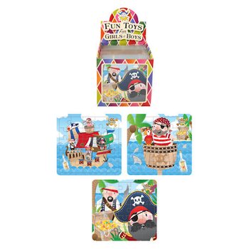 Puzzle Pirati 13 x 12 cm in Display (108 pz.)