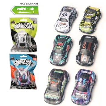 Macchinine da Corsa in Metallo Pull Back in Sacchetto Regalo (24 pezzi)