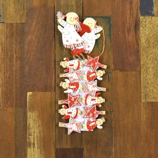 Corda da Bucato Decorativa Natalizia (6 pz.)