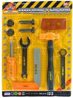 Set di attrezzi giocattolo (6 pezzi)