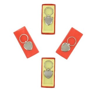 PORTACHIAVI IN CONFEZIONE REGALO - MODELLO CUORE (8 pz.)