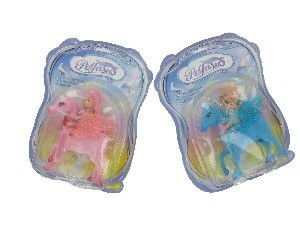 Cavallo Pegaso con Bambola (2 pz.)