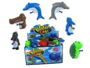 PISTOLE AD ACQUA ANIMALI IN DISPLAY (24 pz.)