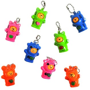 PORTACHIAVI ORSO CON FACCE ROTANTI (100 pz.)