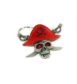 PORTACHIAVI TESCHIO PIRATA (24 pz.)