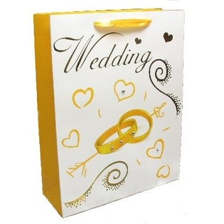 Sacchetto Regalo per Matrimonio - Oro (12 pz.)