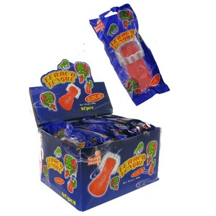 Dentiera da Vampiro con Lingua di Caramella (40 pz.)