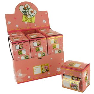 Adesivi per Regali/Biglietti - Motivo Fiori (12 pz.)
