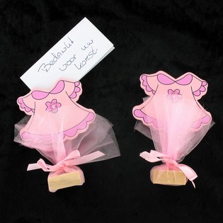 PORTAFOTO CON CLIP - ROSA BEBÈ (12 pz.)
