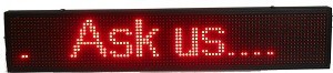 Insegna LED Scorrevole per Auto 100x20cm