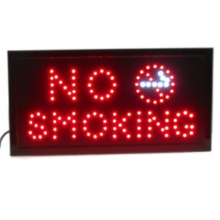 Insegna Luminosa a LED - NO SMOKING