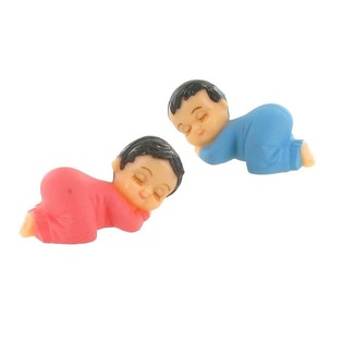 TOPPER PER TORTA - NEONATO CHE DORME (56pz.)