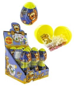 Uovo Sorpresa Tigre con Caramelle (18 pz.)