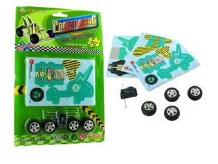 Puzzle 3D in schiuma Kart con motore (24 pz)