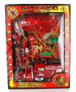 Grande Set Giocattolo dei Vigili del Fuoco - Modello 2