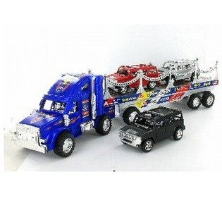 GRANDE CAMION AMERICANO CON 3 AUTO