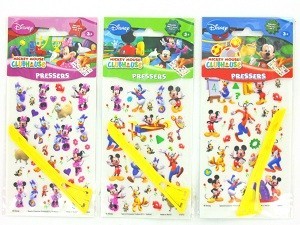 ADESIVI A PRESSIONE DISNEY MICKEY MOUSE (24 pz.)