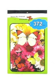 Libretti di Adesivi Modello: Farfalle (12 pz.)