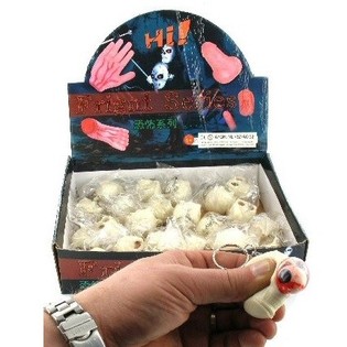 PORTACHIAVI SPAVENTOSO CON OCCHI FUORI DALLE ORBITE (24 pz.)