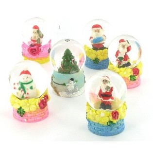 PICCOLA PALLA DI NEVE CON ILLUMINAZIONE LED (12 pz.)